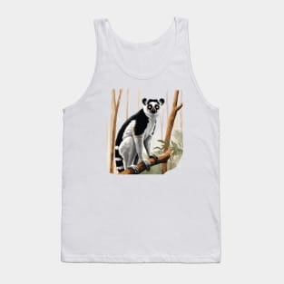 Ruffed Lemur Tank Top